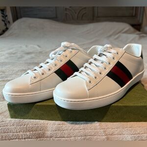 Gucci Ace leather men’s sneakers